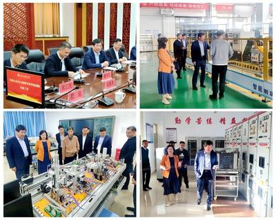 山東電力高等?？茖W(xué)校來校考察交流